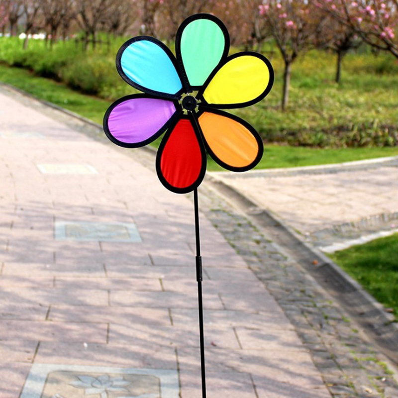 【M】1PC Colorful Windmill Wind  - огляд і ціна Kids Yard Toys
