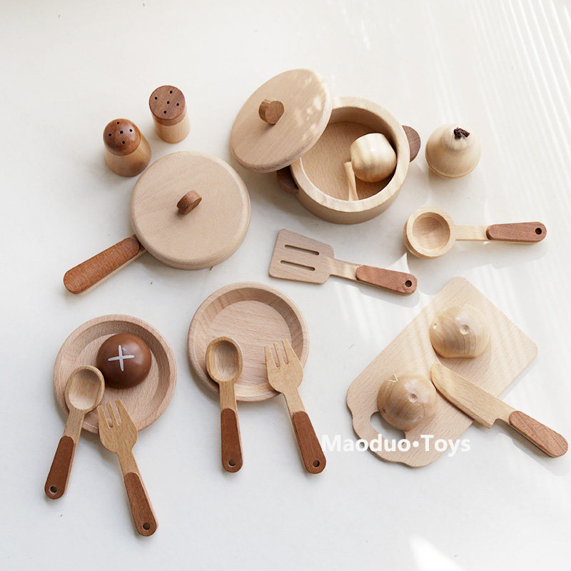 Maoduo Toys Beech Wooden Kids  - огляд і ціна Kids Toys Kitchen Set